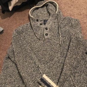 American Eagle button up hoodie